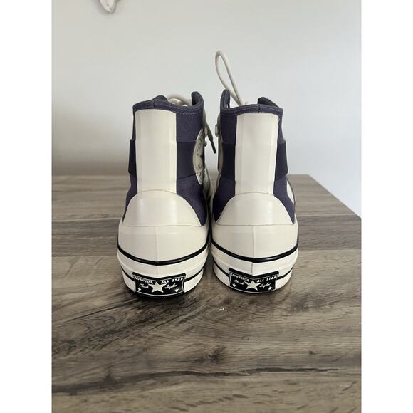 Converse Chuck 70 Utility Hybrid High Top Sneakers Fusion Steel Egret Mens 9.5 - Picture 8 of 11